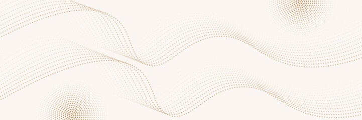 Abstract vector background. Elegant background for business presentations. Lines, point, plane in 3D space.Cryptocurrency fintech network blockchain and programming concept. Brown  background