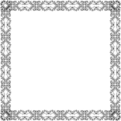 Simple Square Frame with White Background, Unique Style Frame, Border Frame and Amazing Photo Frame, Black Square Frame