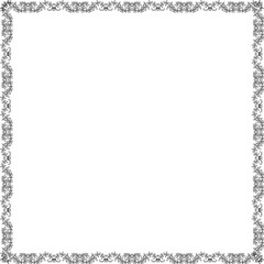 Simple Square Frame with White Background, Unique Square Frame, Border Frame and Amazing Photo Frame, Black Color Frame