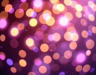 Fototapeta premium Vibrant Abstract Bokeh Lights Warm Tones
