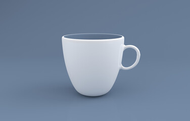 Realistic Mug Mockup 3D Rendered