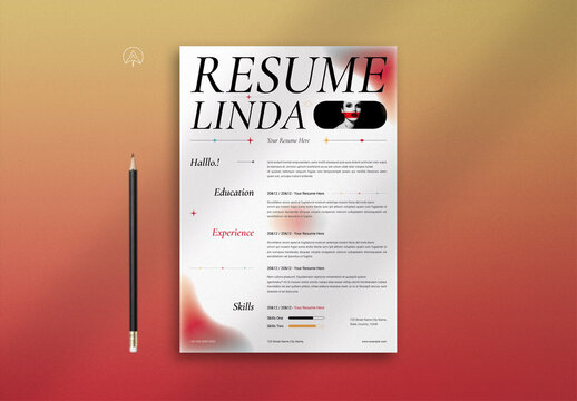 Claen Creative Resume Template