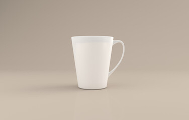 Realistic Mug Mockup 3D Rendered