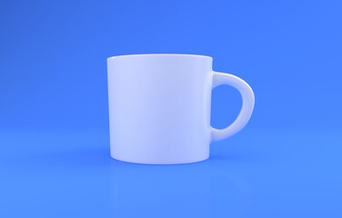 Realistic Mug Mockup 3D Rendered