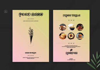 Food Menu Design Template
