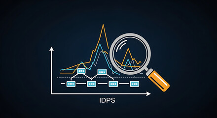 Intrusion Detection and Prevention System (IDPS) Data Analysis Illustration