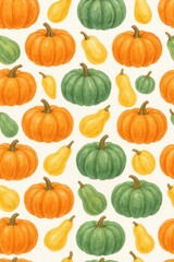 Pumpkin and Squash Pattern