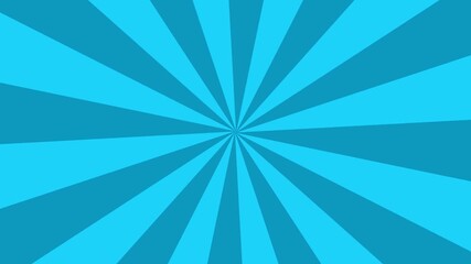 sky blue teal colorful radial speed lines from middle to the outside seamless loop anime animation, abstract line rays sunburst manga anime background, animated comic cartoon popup art style backdrop - Powered by Adobe