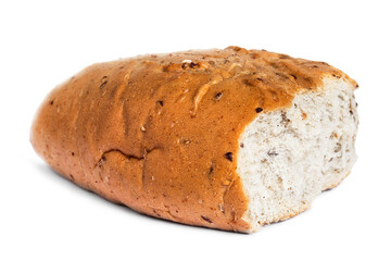 Grain bread isolated
