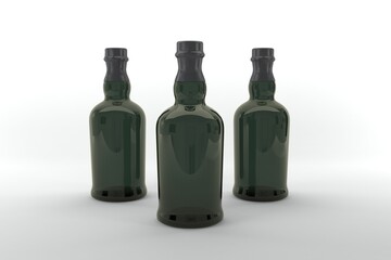 Elegant bottles of whiskey or wine, perfect for bars, restaurants, and high-end liquor branding