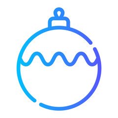 bauble gradient icon