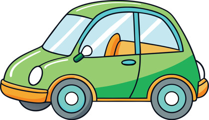 Car Illustration – Modern Vehicle Vector Design