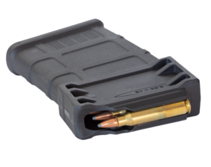 10 round 5.56 magazine loaded and isolated on a transparent background