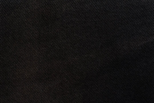 Black denim fabric texture background