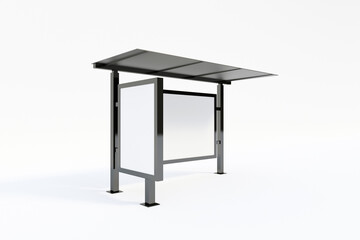 Advertise your brand with this modern bus stop billboard mockup for impactful outdoor promotion today