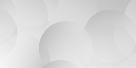 A minimalist abstract background , Modern overlapping curves and circular shapes in various shades of gray, creating a smooth gradient and subtle depth