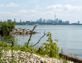 overlooking the skyline of Toronto Ontario