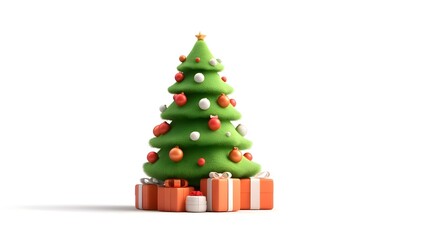 christmas tree and gifts christmas, tree, decoration, christmas, christmas tree, holiday, celebration