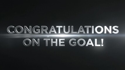 Epic achievement: Dynamic text animation for celebratory success message reveal