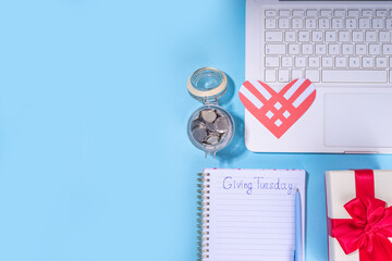 Giving Tuesday preparation background