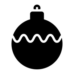 bauble glyph icon