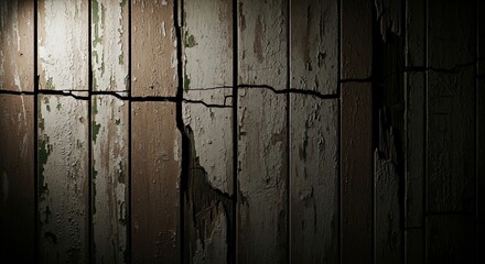 Weathered Wood Panel Texture Capturing the Beauty of Decay and Age with Grungy, Rustic Aesthetics