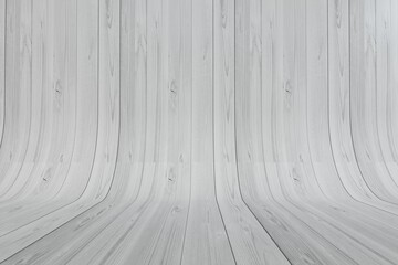 Obraz premium Curved Wood Parquet Hardwood background
