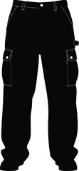 Shop black cargo pants for men durable workwear trousers online today eps silhouette