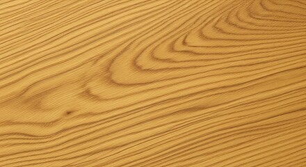 Abstract Wood Grain Pattern Close-up Texture of Natural Wood with a Warm, Golden Hue and Flowing Lines