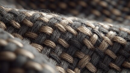 Closeup woven fabric texture