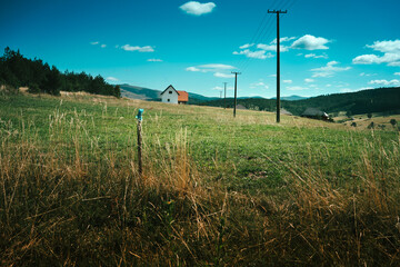 Autumn period on Zalatibor mountain in Serbia
