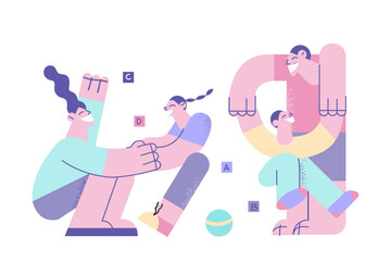 Happy family, childhood and parenthood concept