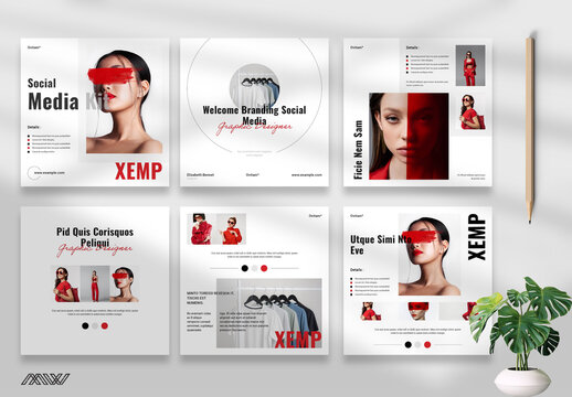 Brand Social Media Kit Template