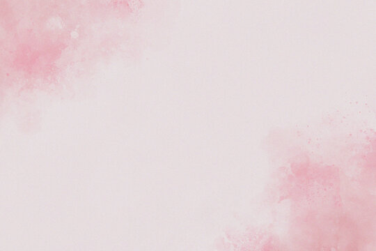 Soft pastel pink and white abstract background with delicate bokeh lights and floral watercolor textures - Powered by Adobe