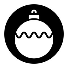 bauble glyph icon