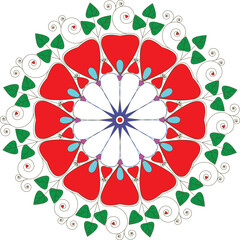 Seamless abstract floral pattern vector illustration with pink summer flower elements © Jahirul