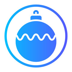 bauble gradient icon