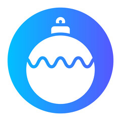 bauble gradient icon