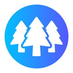 Fototapeta premium nature gradient icon