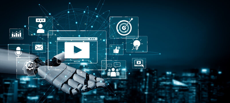 AI drives video marketing success using content analytics, smart campaign tools, and engagement tracking to connect with audiences effectively. Artificial intelligence spline