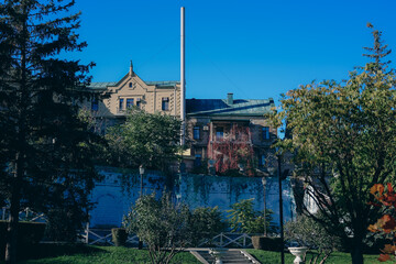 Historic mansion: grandeur and tranquility