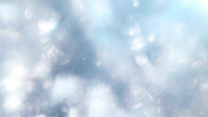 Dreamy abstract background featuring shimmering pastel bokeh lights, resembling glittering snow and ambience, delivering an ethereal texture for creative design projects - Powered by Adobe