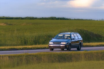 Elegant 2000s style coupe with showroom shine