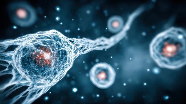 A star nursery within a galaxy where tissue membranes form organ like planets, evolution shaped by physics, and a satellite discovering a universe altering solution
