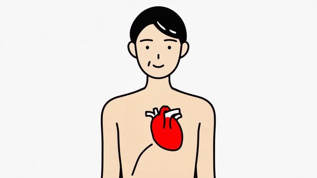Marfan Syndrome Awareness Month. Marfan Syndrome concept with heart animation video.