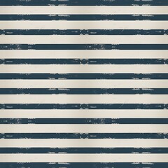 Distressed horizontal stripes pattern with a textured grungy look in navy blue and beige