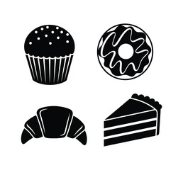 A delicious set of chocolate Easter eggs with a ribbon, a sweet dessert illustration