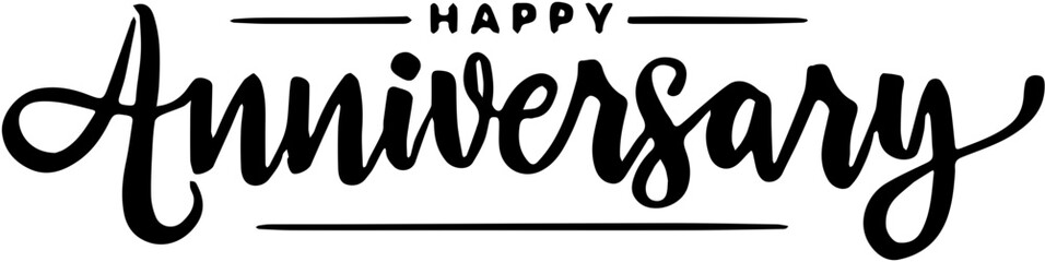 Text words anniversary design 