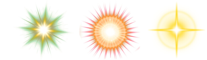 Radiant light effects PNG transparent background overlay bright glowin