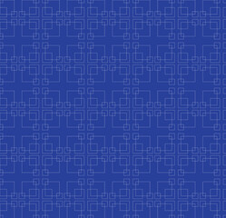 Illustrator, geometric two-color seamless pattern